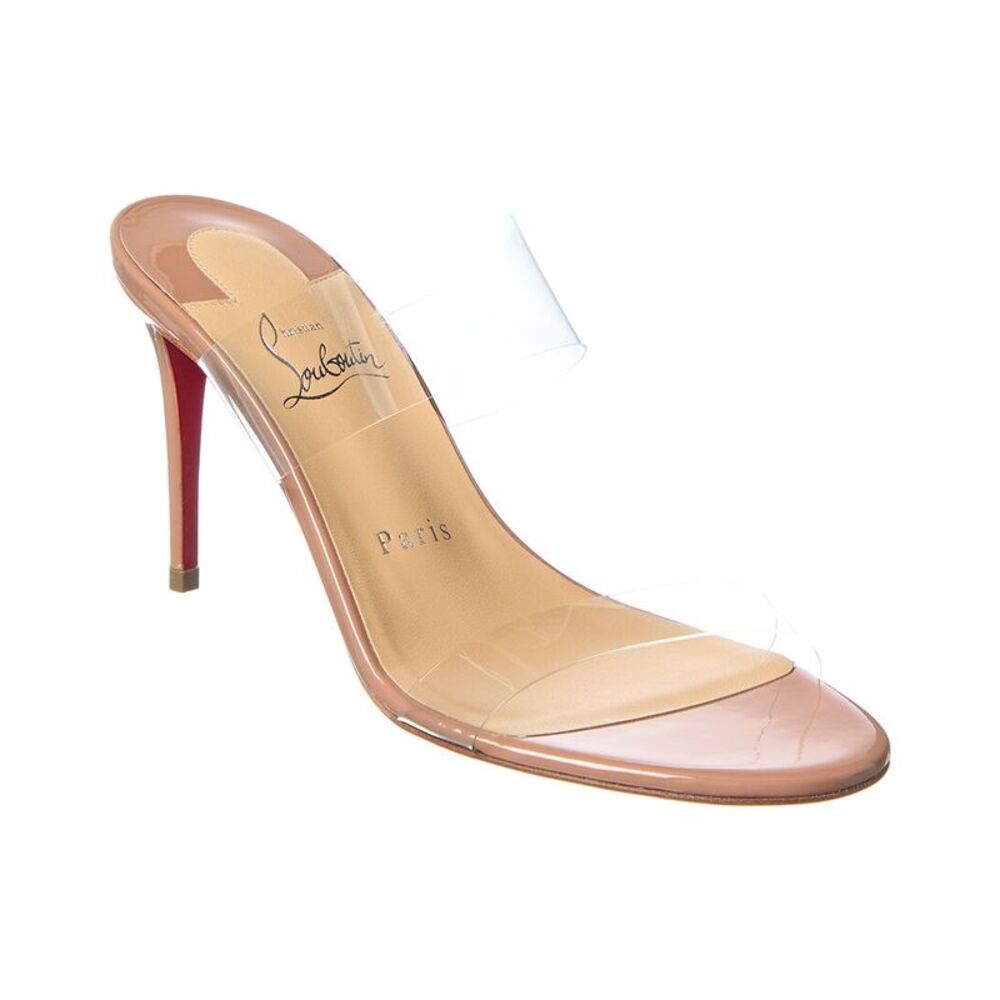Christian Louboutin Just Nothing 85 Patent Sandal, Pink